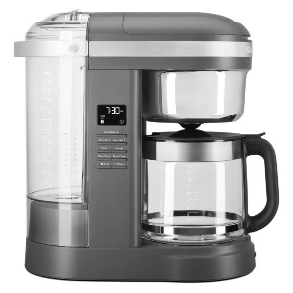KitchenAid 12 Cup Drip Coffee Maker with Spiral Showerhead & Reviews